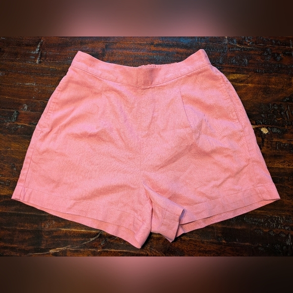 Madewell High Waist Pink Women's Shorts S - Picture 1 of 11